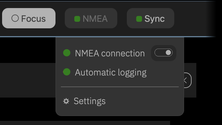 Automatic log entries active