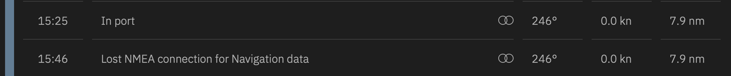 Data recording stopped