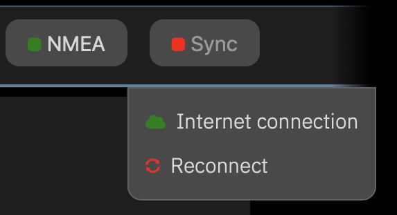 Internet an, Sync crashed