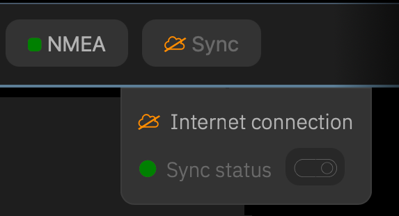 Internet off, Sync on